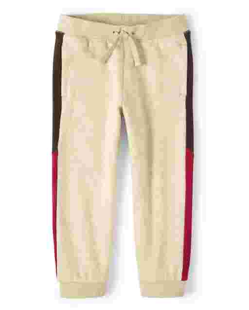 Pantalones joggers de vellón con bloques de color para niños - Moose Mountain