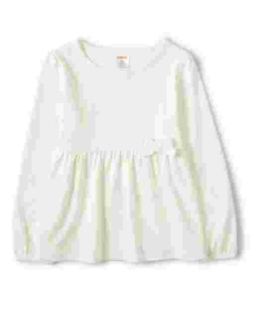 Top con lazo de manga larga para niñas - Every Day Play