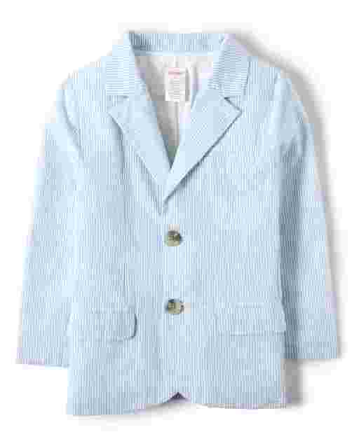 Chaqueta de seersucker de manga larga para niño - Country Club