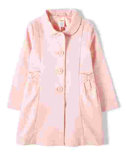 Abrigo elegante de manga larga para niñas - Fiesta en el jardín