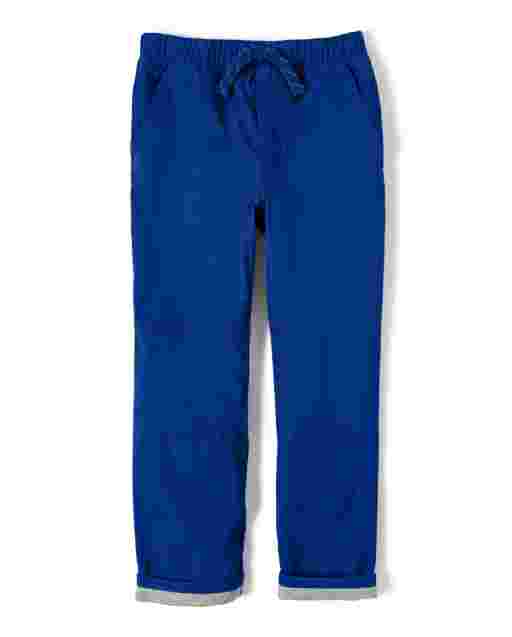 Pantalones de popelina con forro sin cierres para niño - Lil Champ