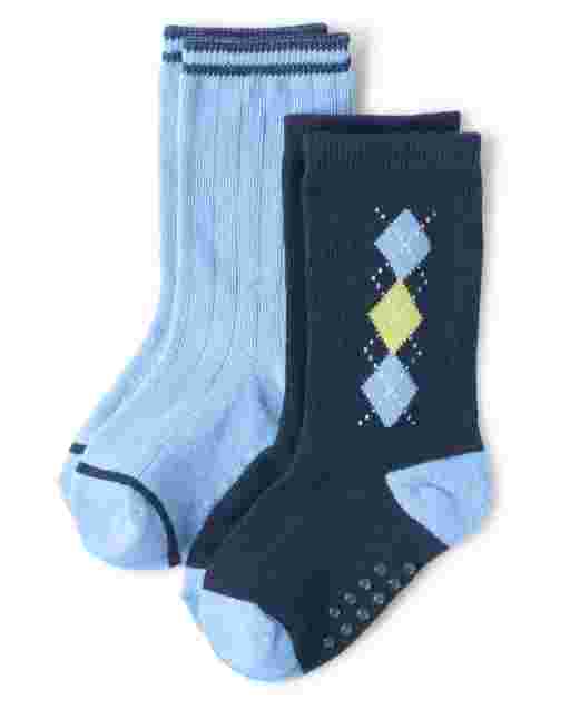 Pack de 2 pares de calcetines deportivos Argyle para niño - Country Club