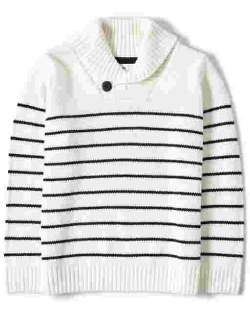 Suéter náutico a rayas de manga larga para niño - All Aboard