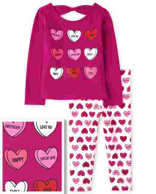 Lil Legs Puff Sleeve Toddler Set - Primary Floral (Camp Scouts Collection) main image 0
