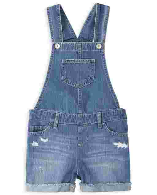Girls Overall Shorts | The Children's Place | Free Shipping*