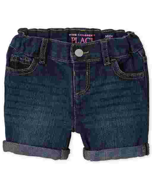 baby boy distressed shorts