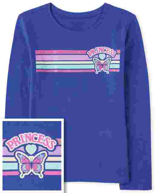 Girls Long Sleeve Graphic Tees | The Children's Place | Free Shipping*