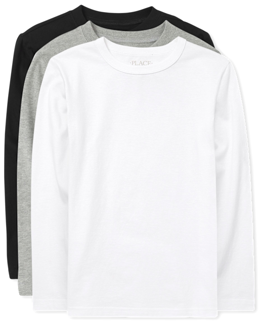 Little King NCAA Youth Long Sleeve Tee - Arch Stripes Logo, Team Colors (Youth X-Large) - View #2