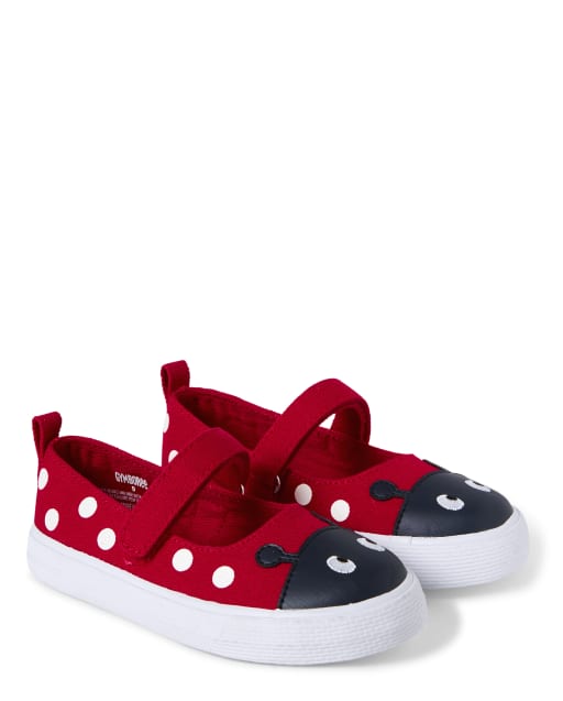 Girls Ladybug Polka Dot Sneakers Little Ladybug RED Gymboree