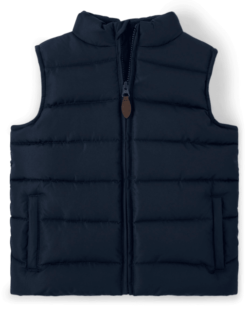 Gilet Sans Manches Enfant Hiver - Capuchon Et Poches - Chaud Et Matelassé 2-7 Ans