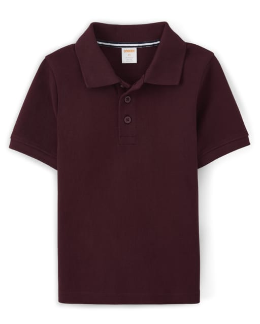 Kids burgundy polo shirt shop