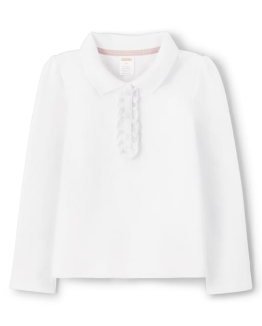 Girls white polo sale