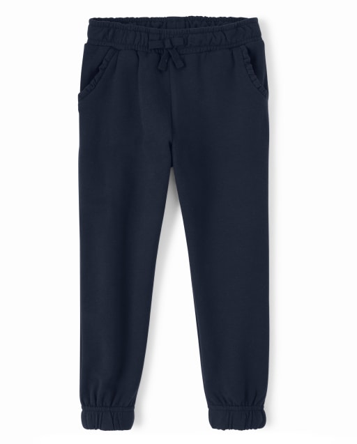 Girls' Fleece Jogger Pants - Art Class™ Blue Xs : Target