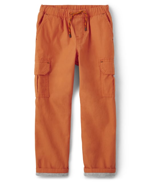 Boys orange shop cargo pants
