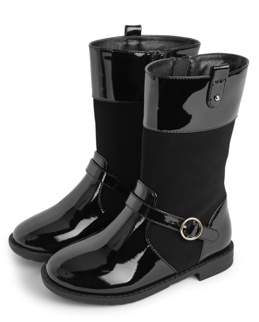 Girls Tall Boots Black