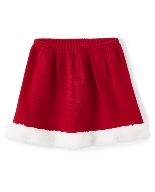 Girls Santa Skirt Holiday Express Gymboree BIG RED