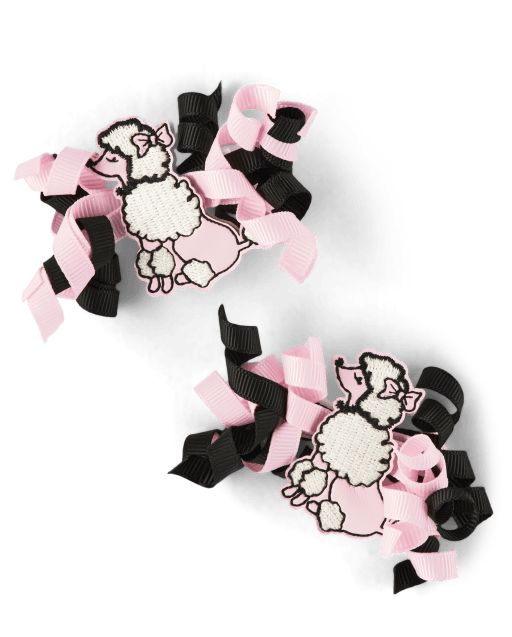 Girls Curly Hair Clips 2Pack Tres Chic Gymboree MULTI CLR