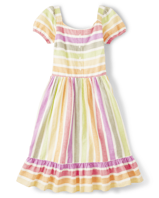 Womens Matching Family Striped Tiered Dress Little Sprout