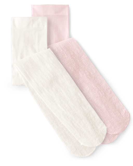 Girls Lace Tights 2 Pack Time for Tea MULTI CLR Gymboree CA