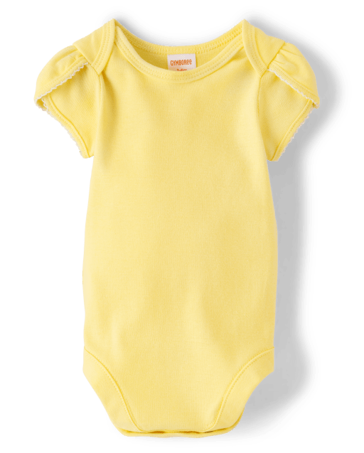 Baby Girls Short Sleeve Tulip Bodysuit - Spring Celebrations