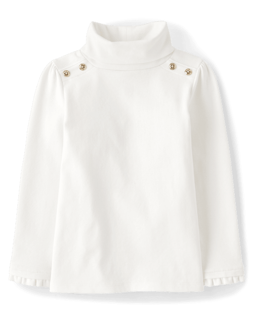 Girls Long Sleeve Turtleneck Top Little Essentials BUNNYS TAIL Gymboree