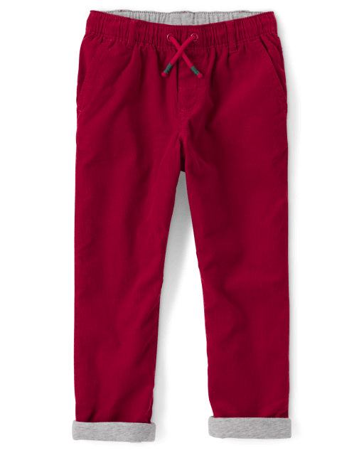 NWT Gymboree Boys Khaki Classic Straight Corduroy Pants Light Brown Size 10