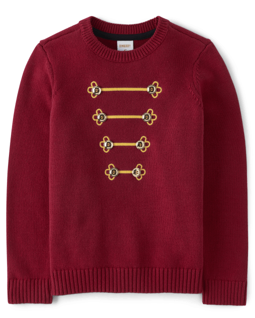 Boys Long Sleeve Nutcracker Uniform Sweater Nutcracker
