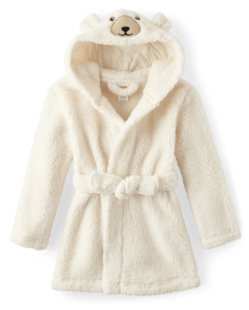 Unisex Long Sleeve Polar Bear Sherpa Robe - Mandy Moore for Gymboree