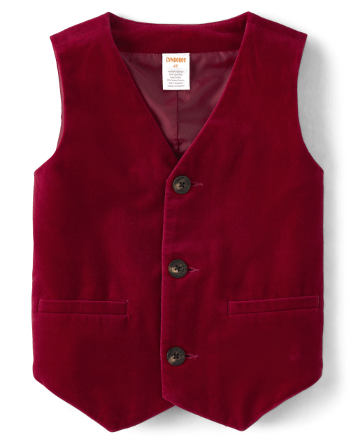 Boys Sleeveless Velvet Vest All Dressed Up SALSA Gymboree