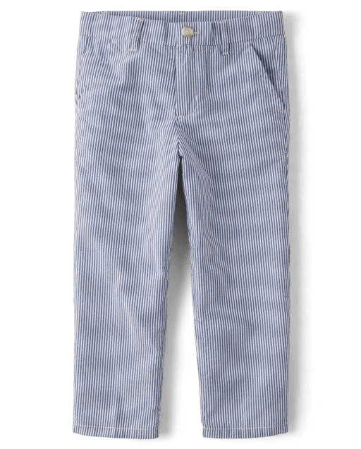 Boys Seersucker Woven Dress Pants All Dressed Up NAVY SAIL Gymboree