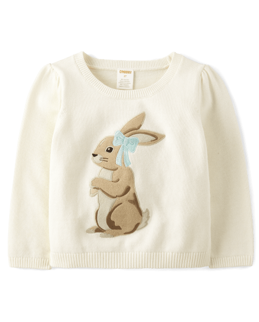 Girls shop rabbit jumper