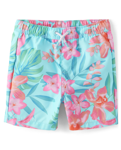 Pink and blue swim trunks best sale