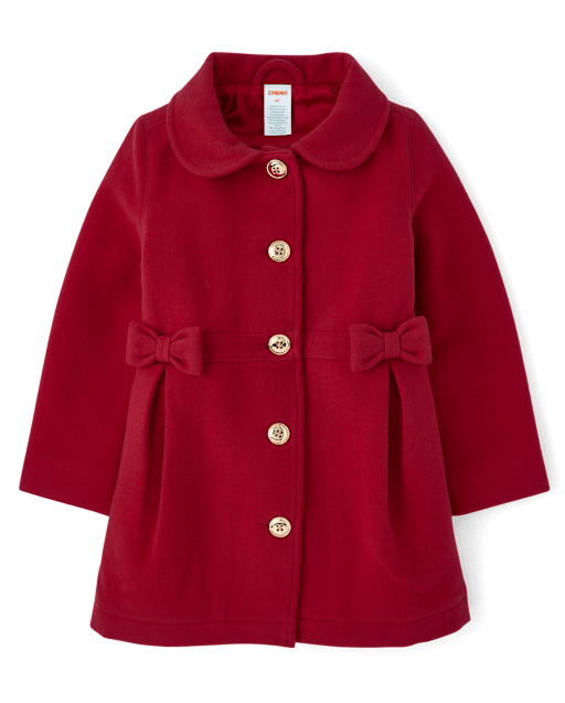 Baby girl red coat sales
