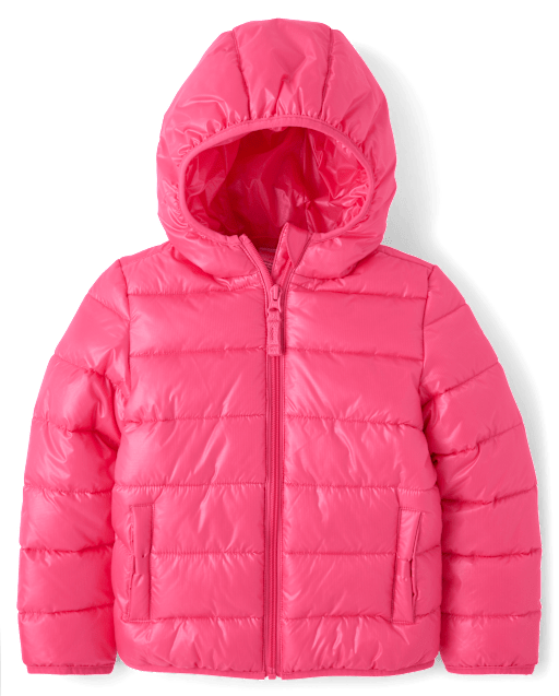 Girls Long Sleeve Quilted Puffer Jacket Little Essentials TUTU Gymboree CA