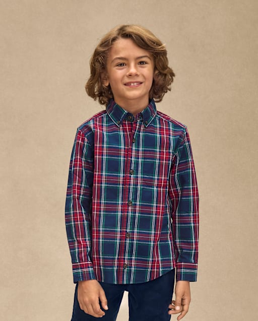 christmas plaid dress shirt The Perfect Shirt - Holiday Plaid