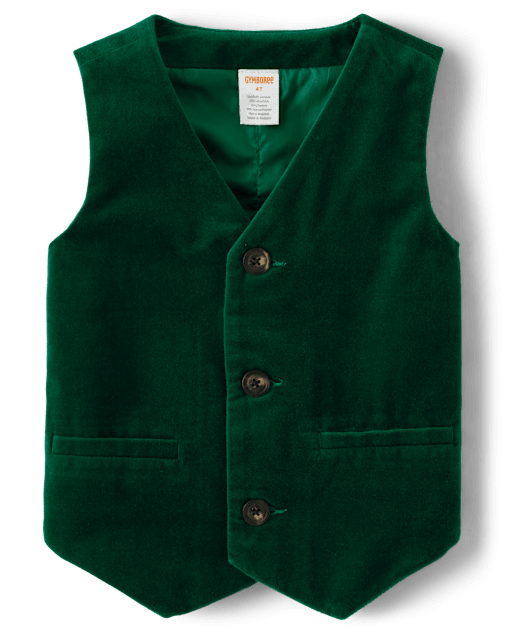 Boys green vest on sale