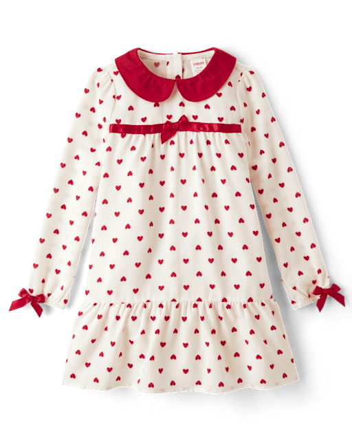 Haut Gymboree Fille Avec Boutons Cœur - Taille 5, Vert Et Blanc, Manches Longues Coton