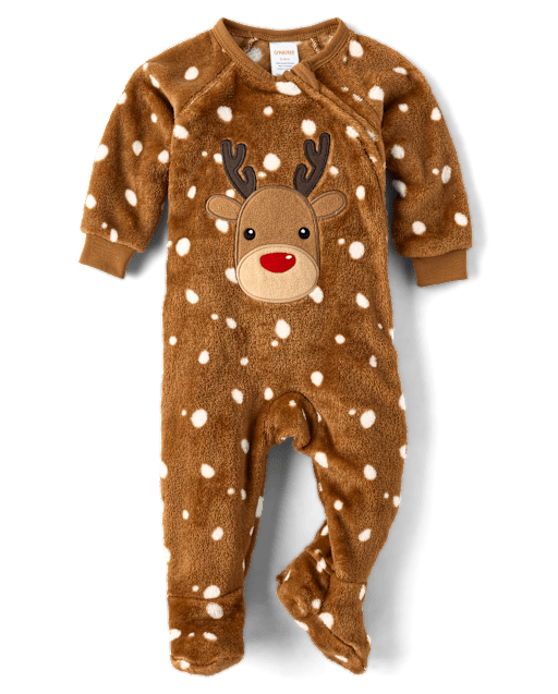 Reindeer baby pajamas outlet