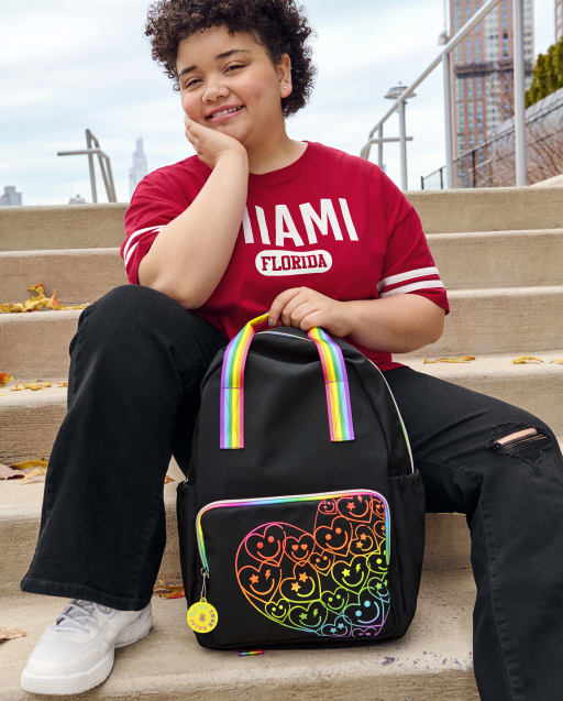 Children's place emoji backpack hot sale