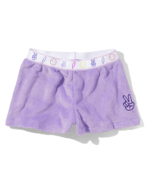 Dreamer Purple Patchwork, Boxer Briefs for Women, Girls Boxer Shorts