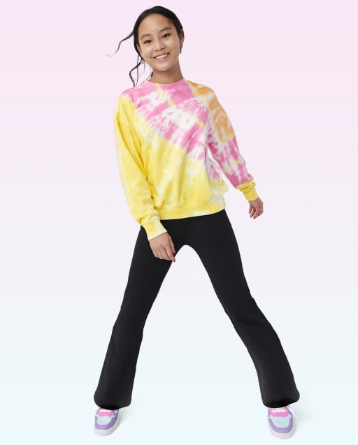 Girls Active Ribbed Flare Pants  The Children's Place CA - CINNAMON