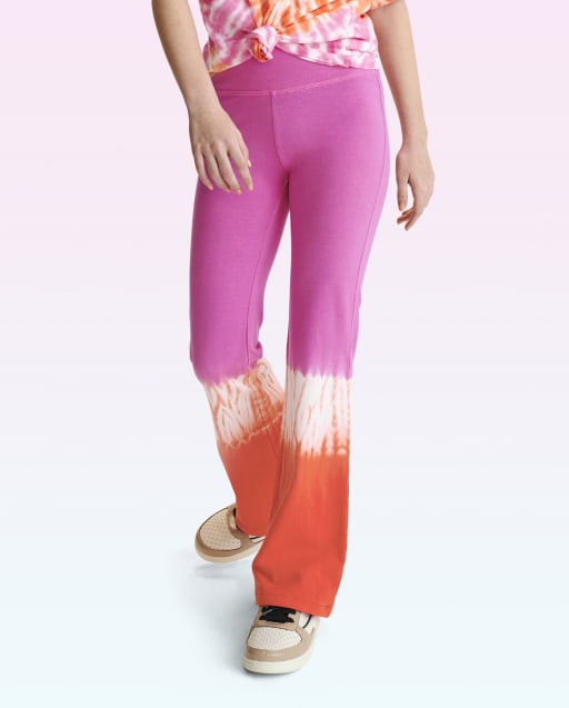 Kids High Rise Jeggings in Pink