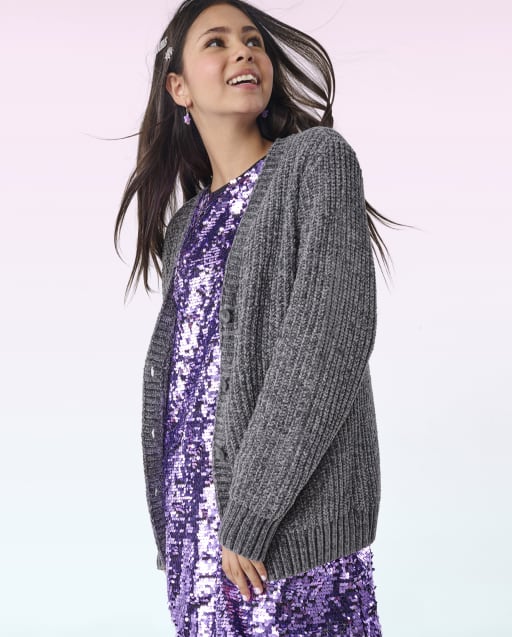 Gymboree top chenille cardigan