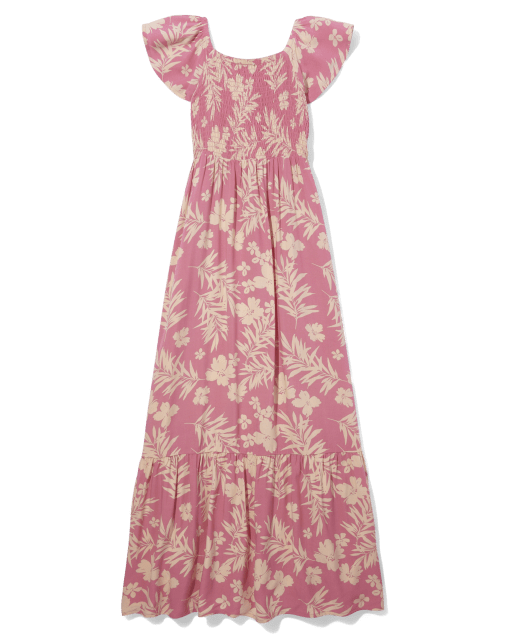 open lace back dress Katie J NYC Girls Tween Lainey Print Dress