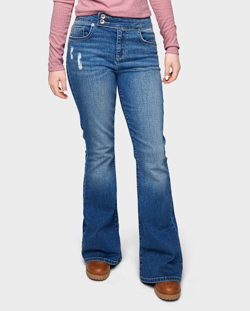 Tween Girls Super Flare Jeans - BLUE | The Children's Place