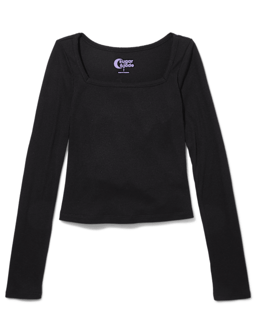 rest & recreation] RR SQUARE NECK LONG SLEEVE - NAVY 正規品