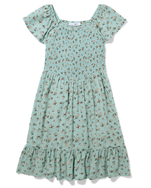Tween Emery Flutter Sleeve Dress