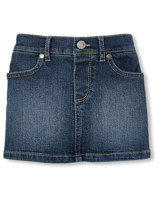 Baby And Toddler Girls Denim Skort DENIM The Children's Place