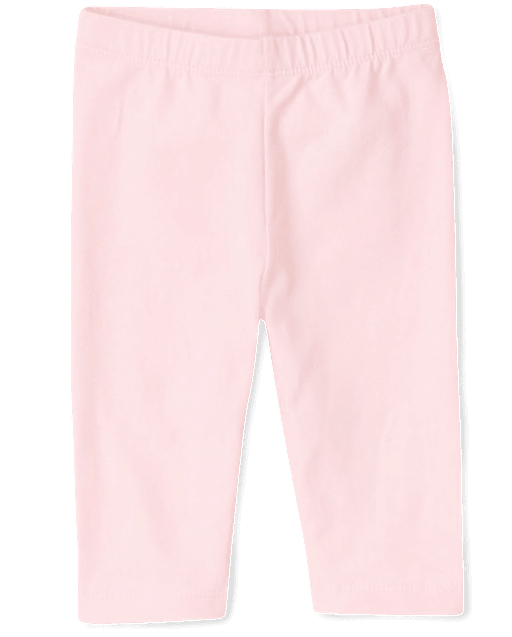 Baby girl white capri leggings 2025