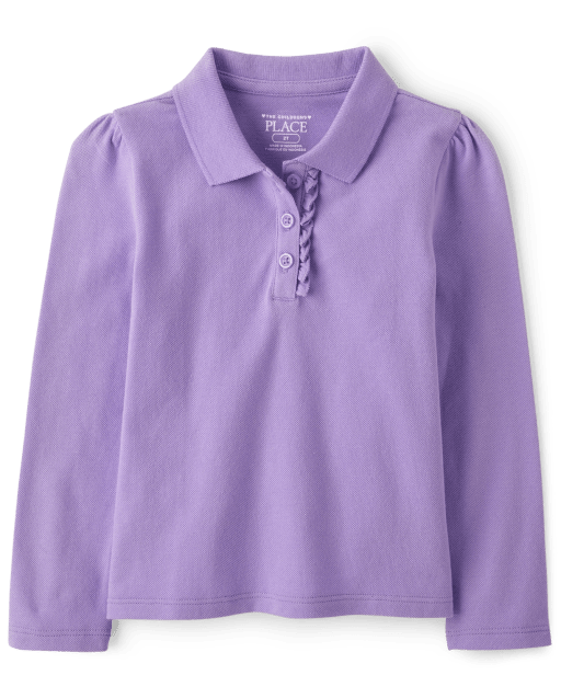 Girls new arrivals purple polo